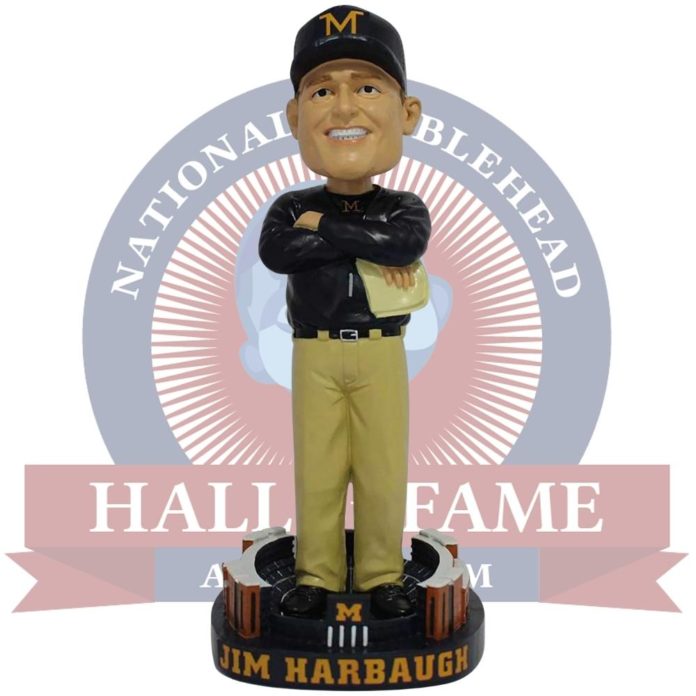 Jim Harbaugh Michigan Wolverines Bobblehead (1)